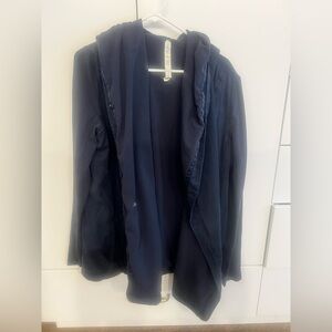 Lululemon sweater cardigan, Size 12, Blue